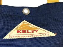 KELTY ケルティ ハンドバッグ トートバッグ ナイロン バッグ ネイビー イエロー 2304228 良品_画像4