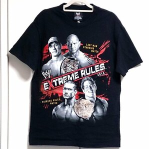 【ユーズド美品】【希少】【メンズM】ＷＷＥ　エクストリームルールズ２０１０ Ｔシャツ　ブラック