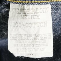 TENDERLOIN SADDLEMAN DENIM SHT S/S Mサイズ インディゴ テンダーロイン サドルマンデニムシャツ 半袖_画像5