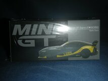 MINI GT 1/64 1/64 LBWORKS GR スープラ マットブラック (右ハンドル) 完成品 MGT00472-R_画像1