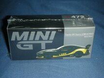 MINI GT 1/64 1/64 LBWORKS GR スープラ マットブラック (右ハンドル) 完成品 MGT00472-R_画像2