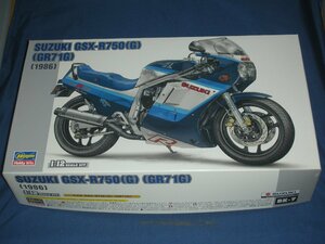  Hasegawa 1/12 мотоцикл серии Suzuki GSX-R750 (G) GR71G пластиковая модель BK7