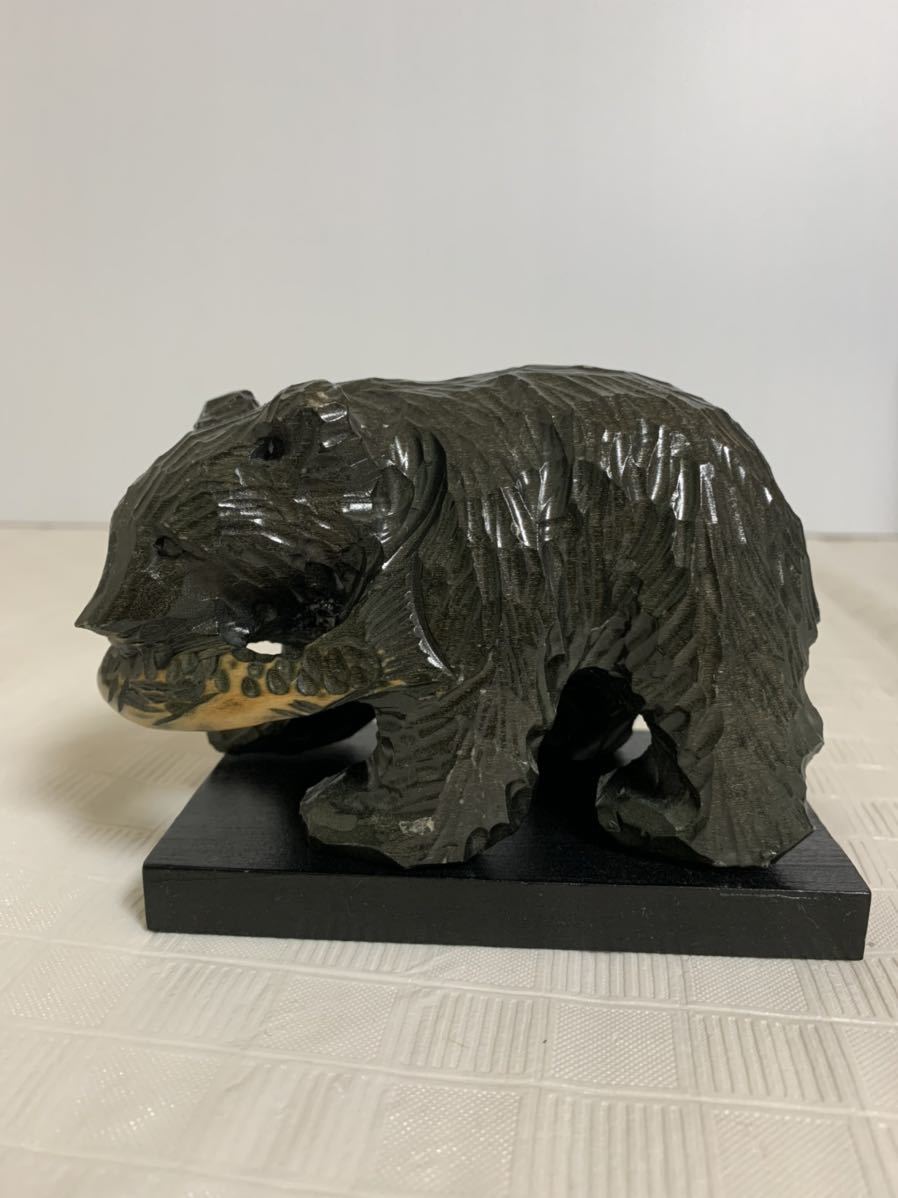 Yahoo!オークション -「クマの置物」(工芸品) の落札相場・落札価格