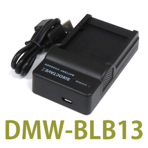 DE-A49A DMW-BLB13 Panasonic 互換充電器 (USB充電式) 　純正バッテリー充電可能 DMC-GF1 DMC-GH1 DMC-G10K DMC-G2 DMC-G1_画像1