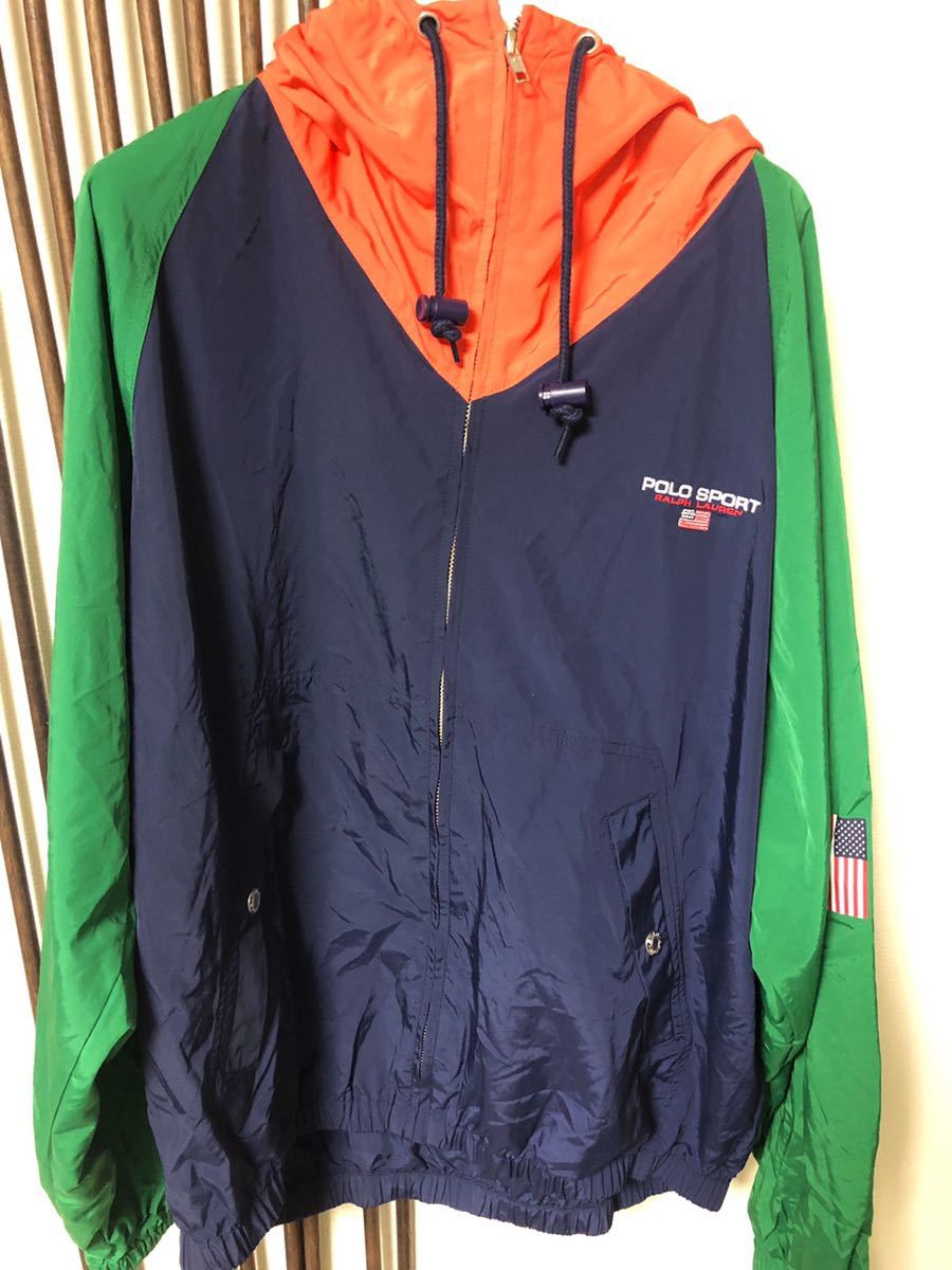人気定番 POLO POLO1993 美品 SPORT ナイロンジャケット ラルフ