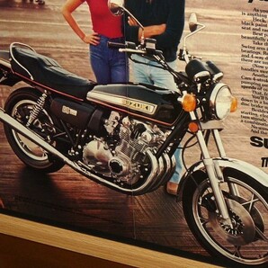 1978年 USA 70s 洋書雑誌広告 額装品 Suzuki GS1000E スズキ GS1000 (A3size) / 検索用 店舗 看板 ガレージ ディスプレイ 装飾 サインの画像5