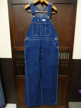 USA古着　80s 90s Dickies オーバーオール 40 x 32 デニム カバーオール ツナギ ワーク _画像1