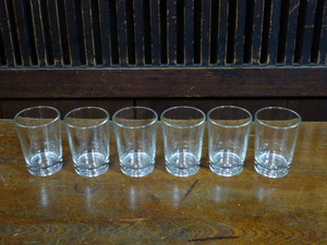昭和レトロ　TOYO ショットグラス 90ml セット ガラス ウイスキー 酒 杯 アンティーク インテリア ディスプレイ