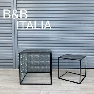 希少　B&B ITALIA / LENZ（レンズ）　セット　撮影　サイドテーブル　コーヒーテーブル