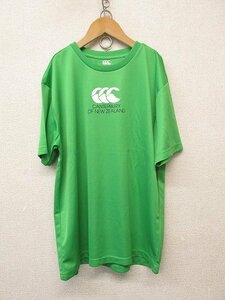 k5912：カンタベリー CANTERBURY ラグビー トレーニングウェア 半袖Tシャツ L 速乾ドライ プリントロゴ :35