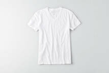 * 2点のみ * AE アメリカンイーグル シンプルＶネック Tシャツ V-Neck T XL / White *_画像1