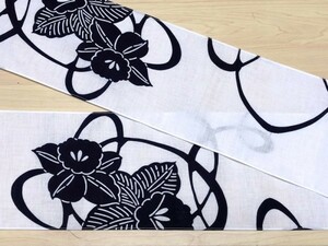 [ six shaku undergarment fundoshi ]YFN300-03~04 yukata ground flower pattern W16.5.x L300cm