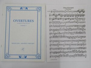 ★　【輸入楽譜 モーツァルト Overtures Arranged for Flute and Piano Volume1 フルート ピアノ】141-02304