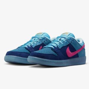 US10 28cm Run The Jewels Nike SB Dunk Low Deep Royal Blue Active Pink DO9404-400 ラン ザ ジュエルズ ナイキ ダンク ブルー ピンク