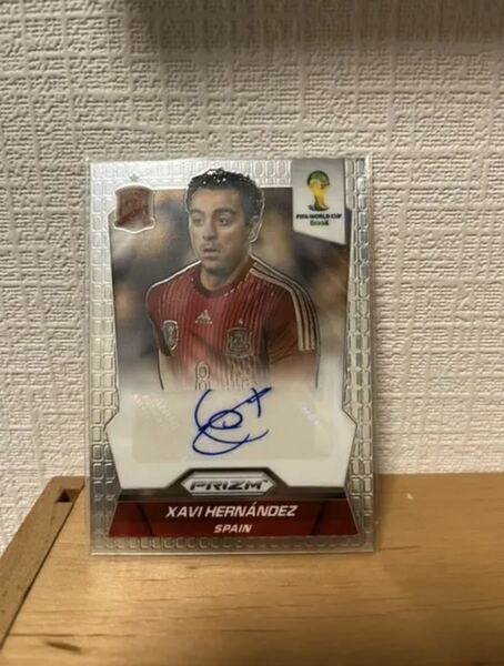 PANINI PRIZM XAVI HERNANDEZ PANINI 直筆サインカード シャビ エルナンデス　World Cup