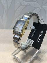 【新品】CITIZEN L ソーラー レディース腕時計 EW5558-81D ゴールド シルバー☆未使用_画像3