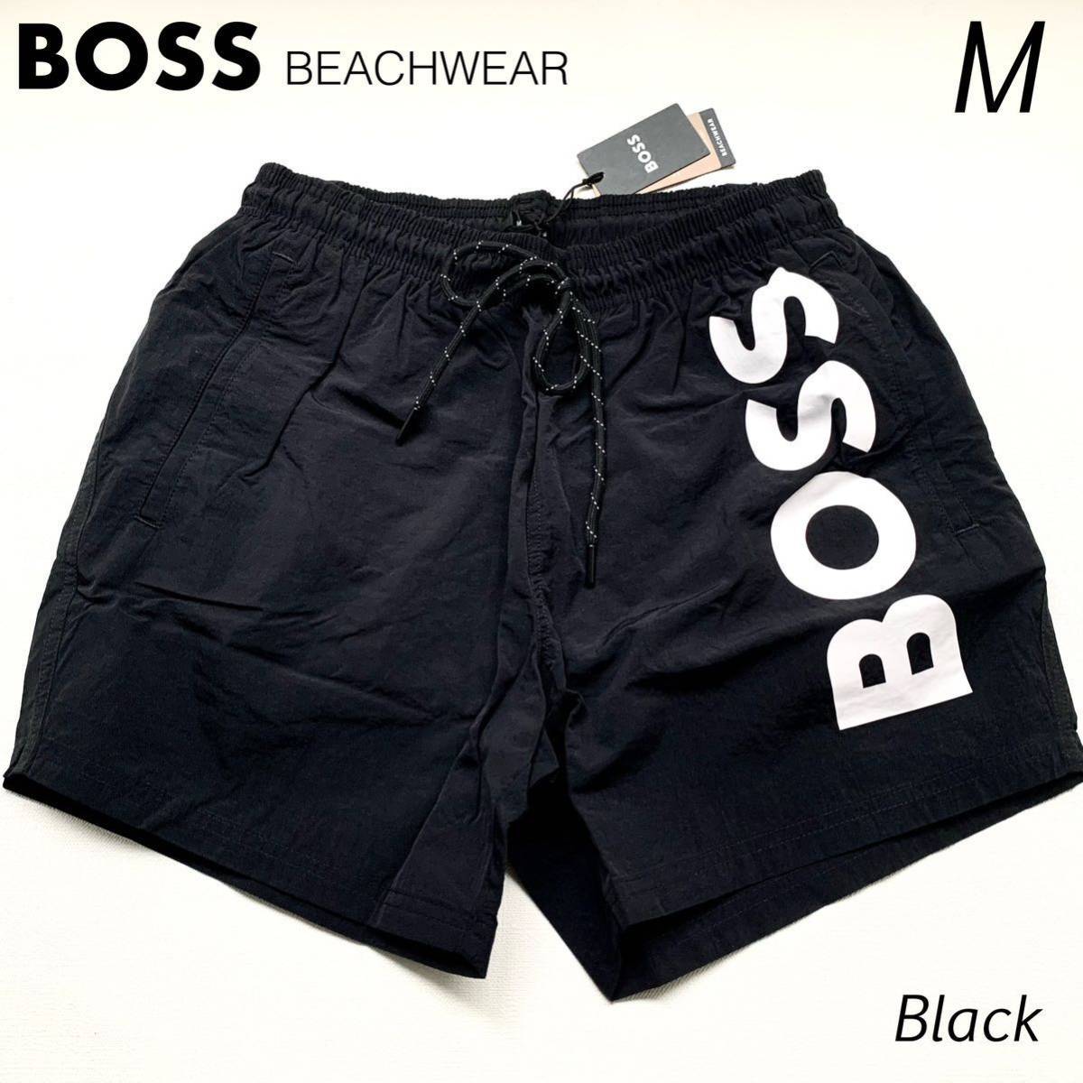ヤフオク! - M 新品 BOSS ボス ロゴ スウェット メンズ 黒 ブ...