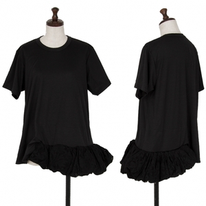 Comde Garson Comme des Garcons Hem Volume Race Sculeting Stretch T -Front Black L [Ladies]