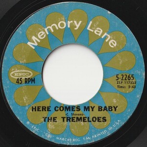 Tremeloes Here Comes My Baby / Silence Is Golden Epic 202286 ROCK POP ロック ポップ レコード 7インチ 45