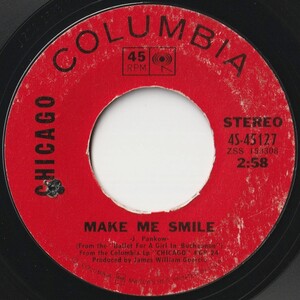 Chicago Make Me Smile / Colour My World Columbia 202279 ROCK POP ロック ポップ レコード 7インチ 45