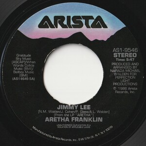 Aretha Franklin Jimmy Lee / If You Need My Love Tonight Arista US AS1-9546 202236 SOUL ソウル レコード 7インチ 45