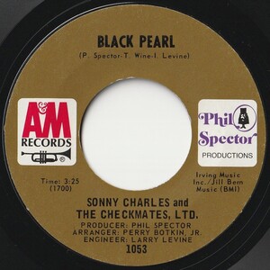 Sonny Charles Black Pearl / Lazy Susan A&M US 1053 1969 202241 SOUL ソウル レコード 7インチ 45