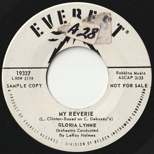 Gloria Lynne My Reverie / Happiness Is Just A Thing Called Joe Everest US 19337 202164 SOUL ソウル レコード 7インチ 45