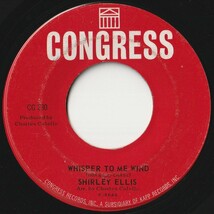 Shirley Ellis The Name Game / Whisper To Me Wind Congress US CG 230 202249 R&B R&R レコード 7インチ 45_画像2