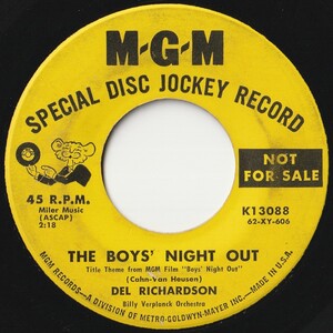 Del Richardson The Boys' Night Out / Come Sta MGM US K13088 202189 ROCK POP ロック ポップ レコード 7インチ 45