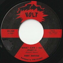 Bobby Marchan What Can I Do (Part 1) / (Part 2) Volt US 45-108 202108 SOUL ソウル レコード 7インチ 45_画像1