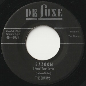 Charms Bazoom (I Need Your Lovin') / Ling, Ting, Tong Deluxe US 45-6076 202157 R&B R&R レコード 7インチ 45