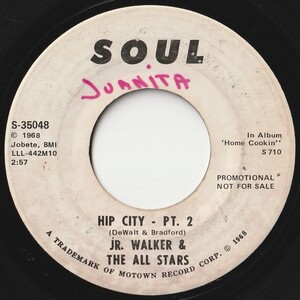 Junior Walker & The All Stars Hip City - Pt. 2 Soul US S 35048 202080 SOUL FUNK ソウル ファンク レコード 7インチ 45