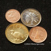 ★ガンビアの硬貨4種4枚★未使用1998年★_画像2