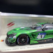 スパーク　spark 1/43 amg gt3 チーム　ブラックファルコン　ニュルブルクリンク　2018_画像2