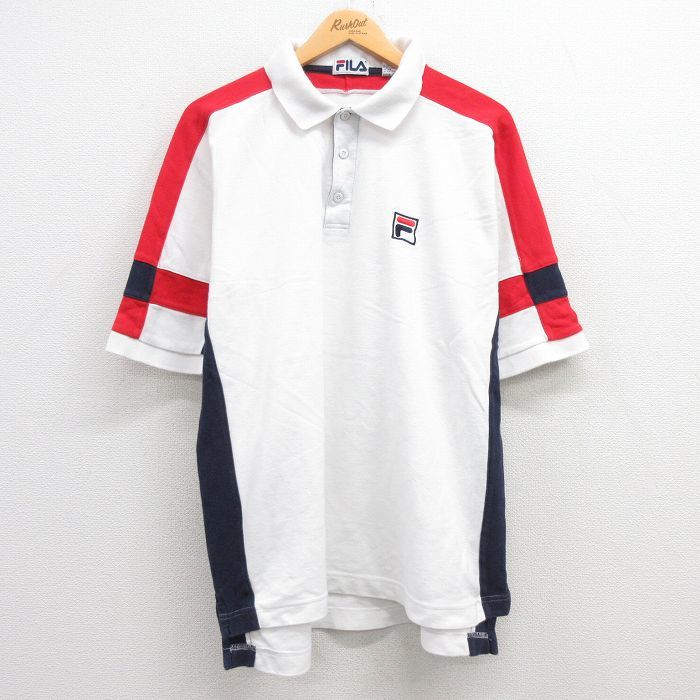 売れ筋がひ新作！ FILA 90s 長袖メッシュ ホッケージャージ シャツ