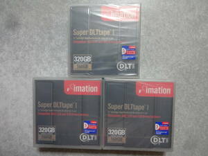 イメーション imation Super DLTテープ I SUPER DLT TAPE SDLT 160GB 320GB 未使用3本