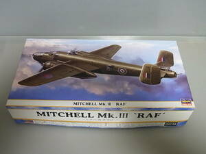 124■ハセガワ 1/72 未組立プラモデル■ ミッチェル　MITCHELL　Mk.Ⅲ　RAF　KITNo. 00748