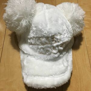 TOKYO Disney Resort ミッキーマウス ぼんぼん耳付きキャップ 527-6-2 ホワイト 帽子 58cm
