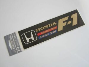 HONDA RACING TEAM F1 ホンダ ワールドグランプリ 正規品 ステッカー/当時物 デカール バイク 自動車 カー用品 ② S33