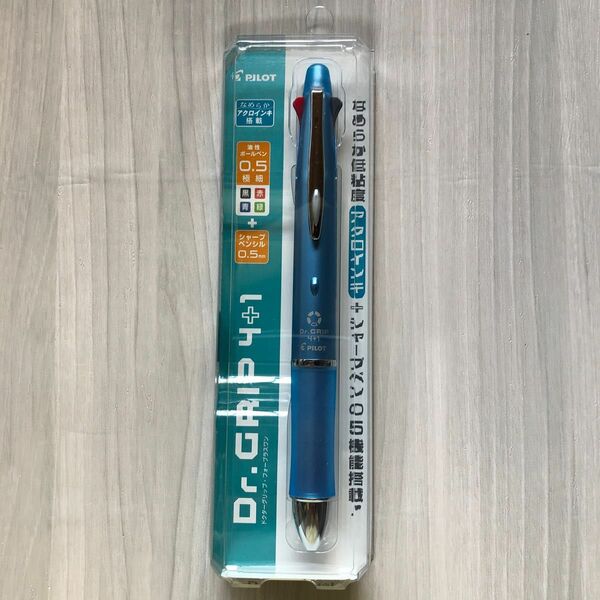 ドクターグリップ 4＋1 多機能ボールペン 極細 （アイスブルー） 0.5mm BKHDF1SEF-IL