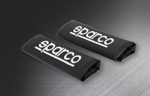 sparco CORSA Sparco Corsa shoulder pad black 2 -inch 2 piece set SPC1204BK-J