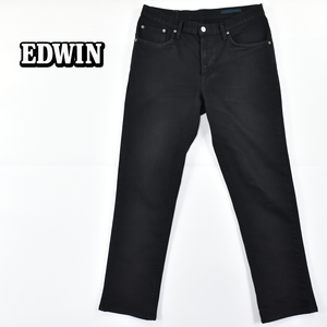 EDWIN Edwin * 503ST сделано в Японии распорка черный Denim джинсы брюки чёрный мужской 31