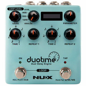 NUX Duo time NDD-6 Dual Delay Engine デュオタイム ディレイ ルーパー機能 ニューエックス