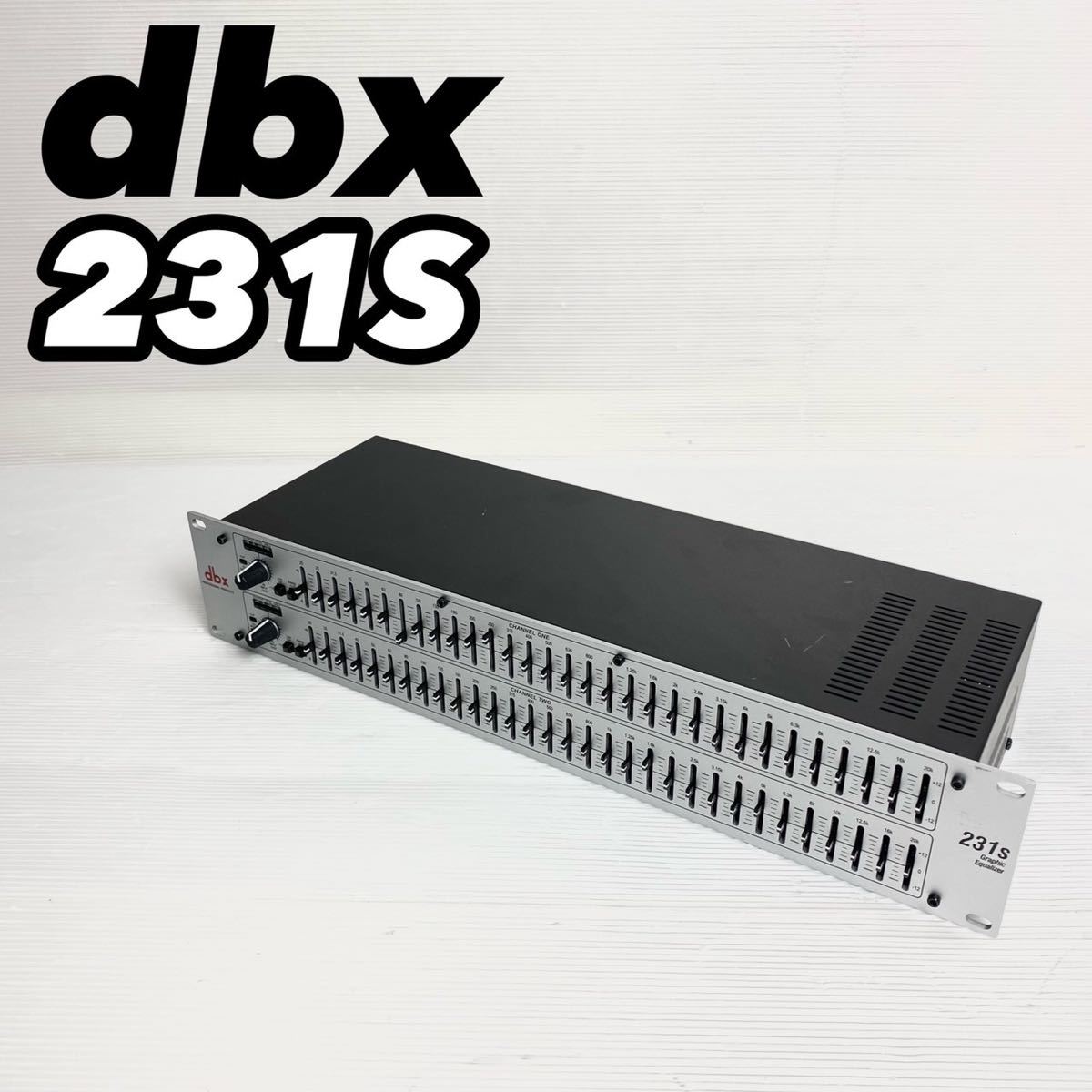 dbx ディービーエックス 231s グラフィック・イコライザー PA機器