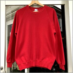 ★JERZEES　80s　USA製　スウェット　トレーナー　size XL　無地★検 ビンテージ アメリカ アメリカ 古着 70s 90s