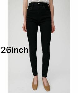 MOUSSY HW Rebirth BLACK SKINNY 26inch