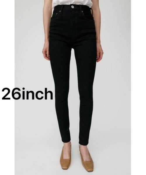 MOUSSY HW Rebirth BLACK SKINNY 26inch