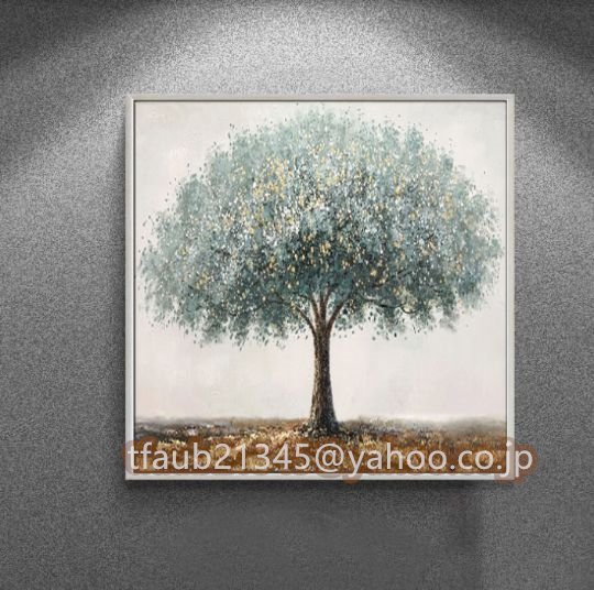 [Kareef Shop] Pure hand-painted painting, flower, reception room hanging, entrance decoration, hallway mural, 50*50cm, Painting, Oil painting, Nature, Landscape painting
