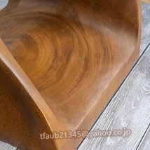 【ケーリーフショップ】アンティーク調 レトロ チーク 木製 椅子 花台 家庭用_画像2