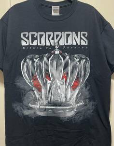 SCORPIONSスコーピオン2016TシャツLギルダンGILDANビッグシルエットバンドTシャツ